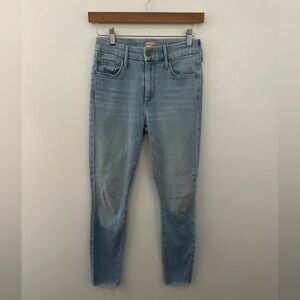 MOTHER JEANS - The Looker ankle fray - feminine stylish